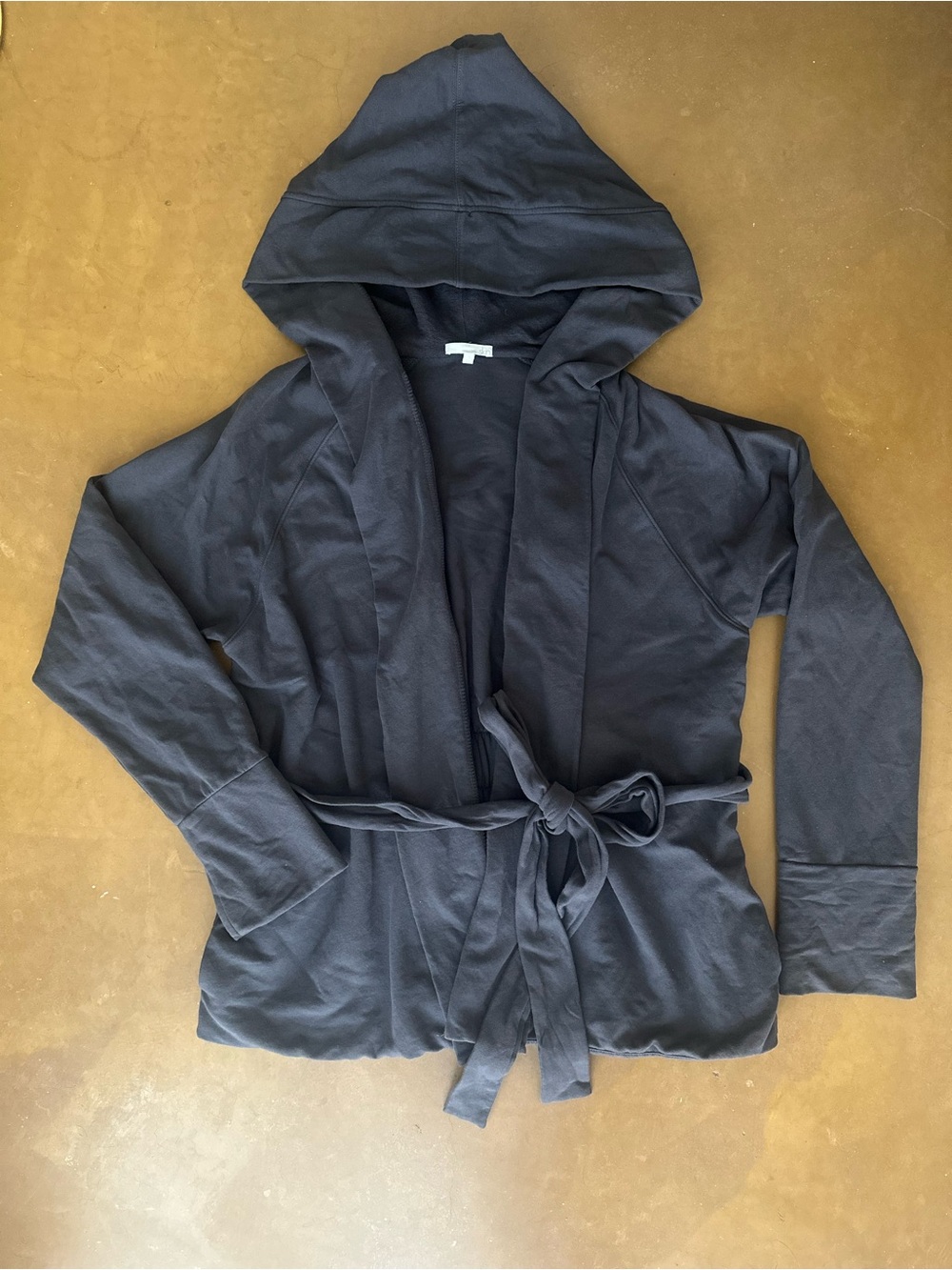 Skin - Luxury Cotton Hooded Loungewear Wrap / Cardigan